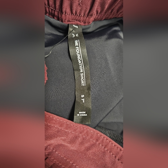 Ten Thousand Foundation Shorts Maroon 7" With Liner Multiple Sizes New With Tags - Picture 9 of 15